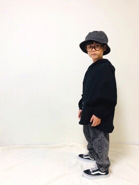 「ラブアンドピース2020」｜「アイテム（スウェット）」を使った、syun★さん（キッズ・110cm）の秋コーディネート
