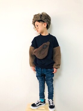 syun★さん（キッズ・110cm）の冬コーディネート