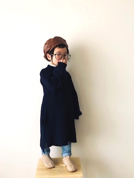 「SKAPE（エスケープ）のアイテム」を使った、syun★さん（キッズ・110cm）の冬コーディネート