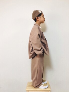 「オールドスクール」｜「アイテム（福袋/福箱）」を使った、syun★さん（キッズ・110cm）の冬コーディネート