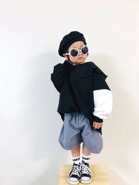 「アイテム（ラッピングキット）」を使った、syun★さん（キッズ・110cm）の春コーディネート