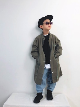 「アイテム（ラッピングキット）」を使った、syun★さん（キッズ・110cm）の春コーディネート