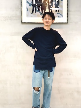 NEPENTHES美容師 渡辺さんのコーディネート