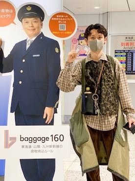 NEPENTHES美容師 渡辺さんのコーディネート