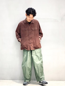 NEPENTHES美容師 渡辺さんのコーディネート