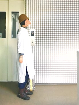 「saami crafts（サーミクラフト）のアイテム」を使った、ヤエコさん（レディース・162cm）の秋コーディネート