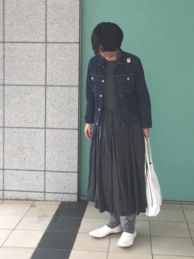 Yaeca ヤエカ のワンピース グレー系 を使った人気ファッションコーディネート Wear