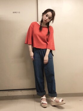 bakeさん（レディース・160cm）の夏コーディネート