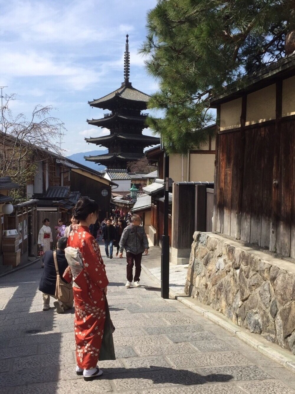 「京都、kyoto、kimono」｜「染匠のアイテム（その他、レッド系）」を使った、Yi-Ying Kuoさん（レディース・162cm）の夏コーディネートの1枚目の写真