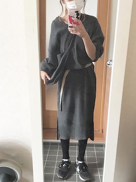 rinaさん（レディース・156cm）の冬コーディネート