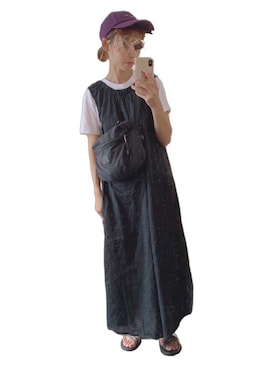 「ニコアンド」｜「アイテム（その他トップス）」を使った、rinaさん（レディース・156cm）の秋コーディネート