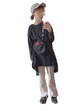 「LEPSIM（レプシィム）のアイテム（チュニック）」を使った、rinaさん（レディース・156cm）の秋コーディネート