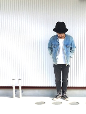 「BALL（ボール）のアイテム」を使った、ことりの昭和ちゃん ✅さん（メンズ・171cm）の春コーディネート