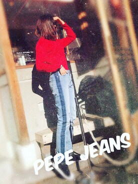 高橋メアリージュンさんの（Pepe Jeans | ペペ 　ジーンズ）を使ったコーディネート