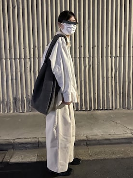 「POLYPLOID（ポリプロイド）のアイテム」を使った、ブラックハヤテ号さん（レディース・157cm）の春コーディネート