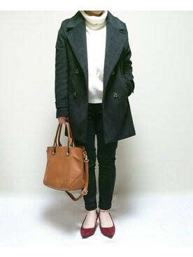 CHAMUさん（レディース・149cm）の冬コーディネート