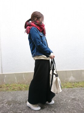 CHAMUさん（レディース・149cm）の冬コーディネート