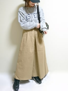 CHAMUさん（レディース・149cm）の冬コーディネート