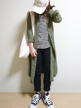 CHAMUさん（レディース・149cm）の春コーディネート