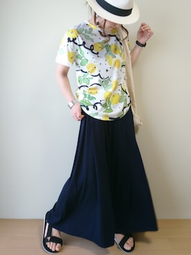 「GRL（グレイル）のアイテム（ピアス（両耳用））」を使った、CHAMUさん（レディース・149cm）の春コーディネート