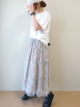 CHAMUさん（レディース・149cm）の春コーディネート