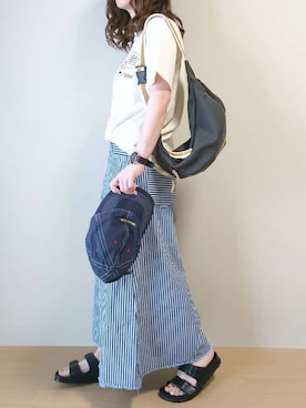 「ARIZONA」｜CHAMUさん（レディース・149cm）の夏コーディネート