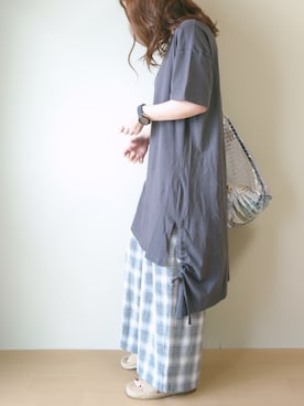 「perkyroom」｜「アイテム（その他）」を使った、CHAMUさん（レディース・149cm）の夏コーディネート