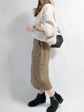 CHAMUさん（レディース・149cm）の秋コーディネート