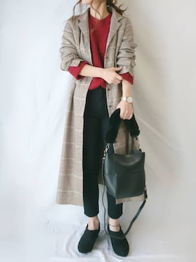 CHAMUさん（レディース・149cm）の秋コーディネート