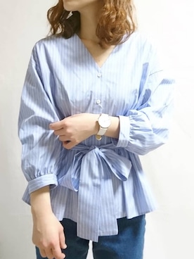 「NOLLEY'S」｜「アイテム（その他）」を使った、CHAMUさん（レディース・149cm）の春コーディネート