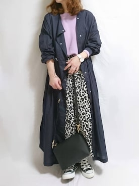 「NOLLEY'S」｜「アイテム（その他）」を使った、CHAMUさん（レディース・149cm）の春コーディネート