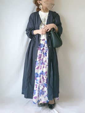 CHAMUさん（レディース・149cm）の春コーディネート