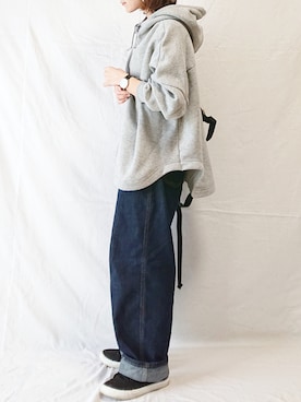 「aquagarage（アクアガレージ）のアイテム」を使った、CHAMUさん（レディース・149cm）の冬コーディネート