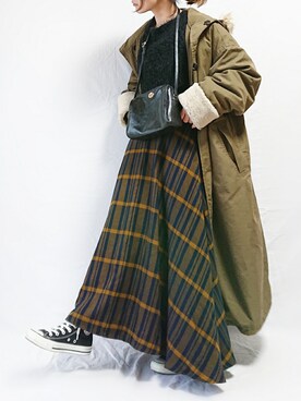 CHAMUさん（レディース・149cm）の冬コーディネート