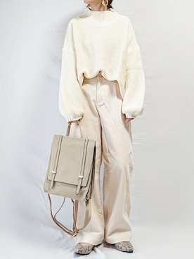 「aquagarage（アクアガレージ）のアイテム」を使った、CHAMUさん（レディース・149cm）の冬コーディネート