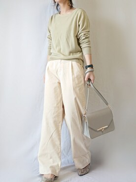 「aquagarage（アクアガレージ）のアイテム」を使った、CHAMUさん（レディース・149cm）の冬コーディネート