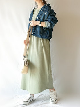 CHAMUさん（レディース・149cm）の春コーディネート