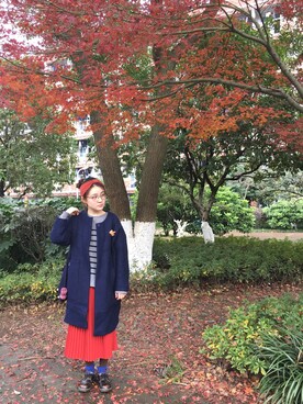 市民朱妹的后院さんのコーディネート