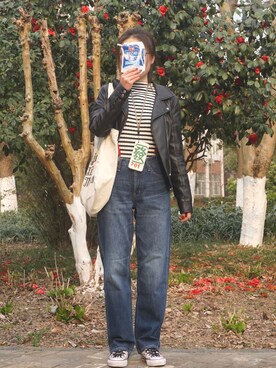 市民朱妹的后院さんのコーディネート