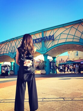 「CECIL McBEE（セシルマクビー）のアイテム（つなぎ/オールインワン）」を使った、kyonchi22さん（レディース・160cm）の秋コーディネート
