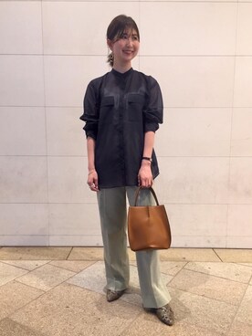 川上 真由さん（レディース・164cm）の春コーディネート