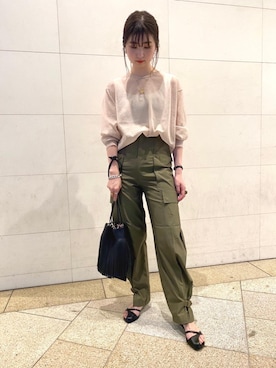 川上 真由さん（レディース・164cm）の夏コーディネート