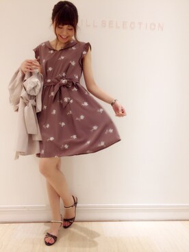 「willselection」｜「アイテム（トレンチコート）」を使った、みじゅ♡さん（レディース・169cm）の春コーディネート