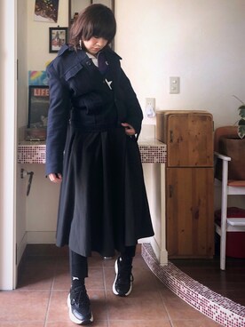 「アイテム（ピアス（片耳用））」を使った、sarryさん（レディース・162cm・30代）の冬コーディネート