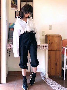 「アイテム（ピアス（両耳用））」を使った、sarryさん（レディース・162cm・40代）の夏コーディネート