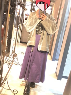 「韓国好きな人と繋がりたい」｜「アイテム（その他シューズ）」を使った、*flower**walk*さん（レディース・154cm）の春コーディネート