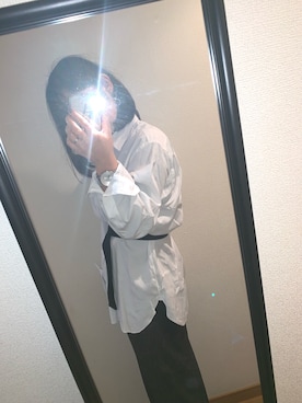 「CUSTOM MADE（カスタムメイド）のアイテム」を使った、S a k i.さん（レディース・154cm）の春コーディネート