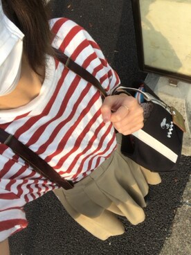 「ボーター」｜「アイテム（その他）」を使った、あい㌧さん（レディース・171cm）の秋コーディネート