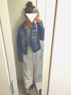 「NIKE（ナイキ）のNIKE/ナイキ グランドテラス 654495（スニーカー）」を使った、Ayumi Hiraokaさん（レディース・162cm）の春コーディネート