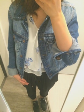 「NIKE（ナイキ）のNIKE/ナイキ グランドテラス 654495（スニーカー）」を使った、Ayumi Hiraokaさん（レディース・162cm）の春コーディネート